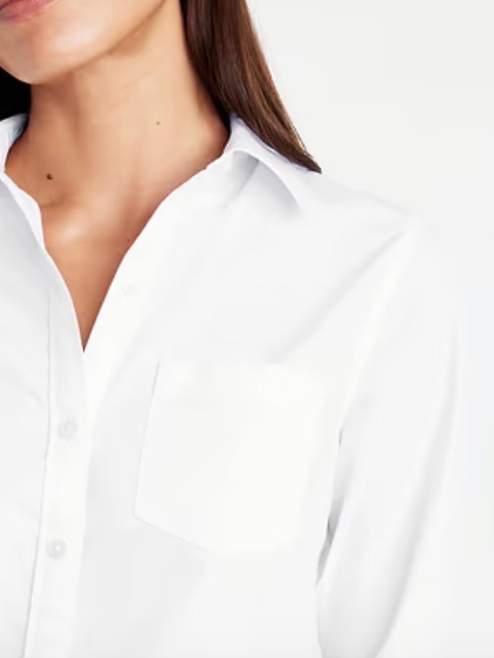 Old Navy White Button-Down Shirt - Picture 3 of 3